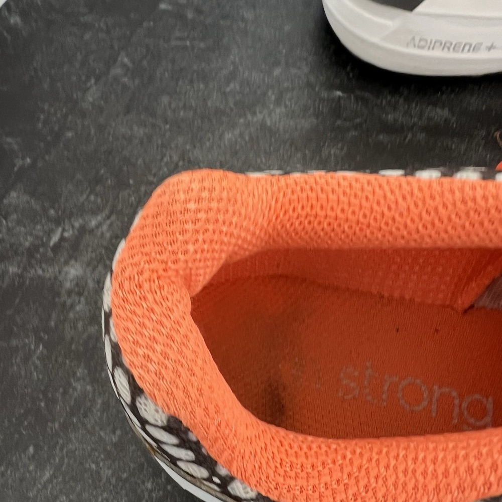 Adidas Size 8 Duramo 6 Adiprene Running Shoes Sneakers Gray Orange - very clean - Picture 13 of 16
